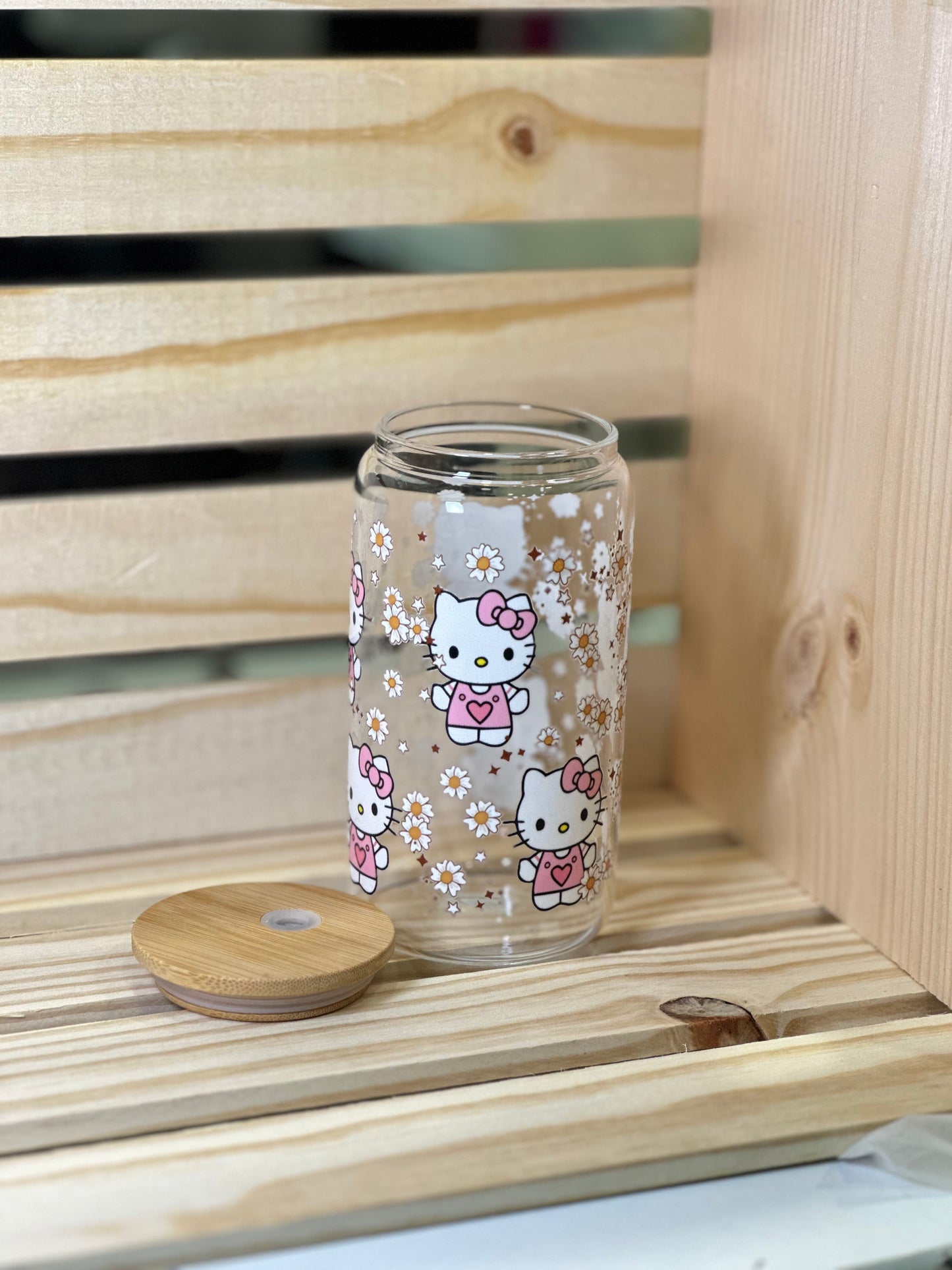 Hello Kitty Glass Cup
