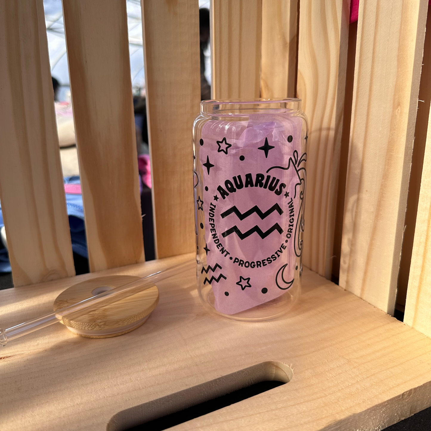 Aquarius Zodiac 16oz Cup