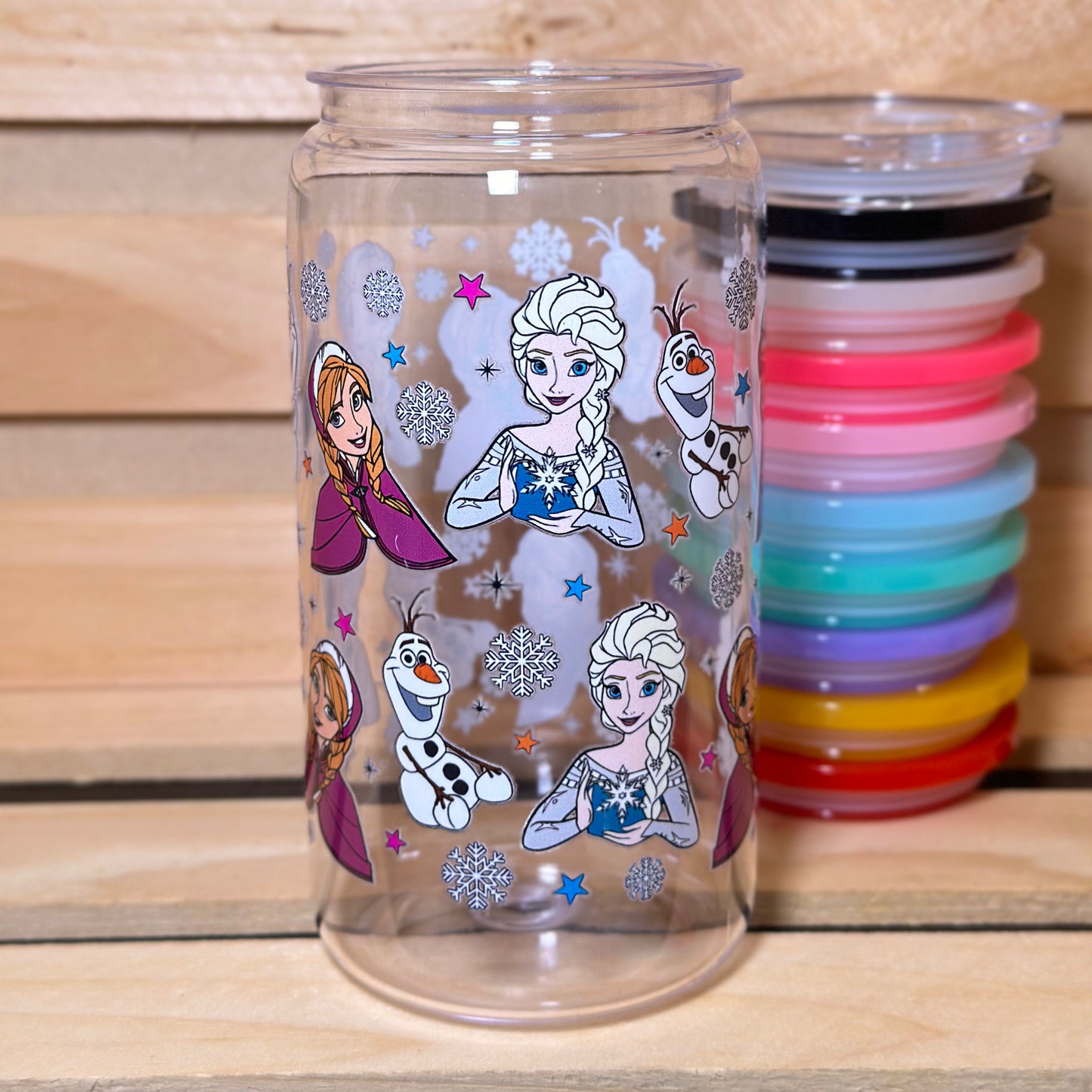 Frozen Elsa, Ana, and Olaf