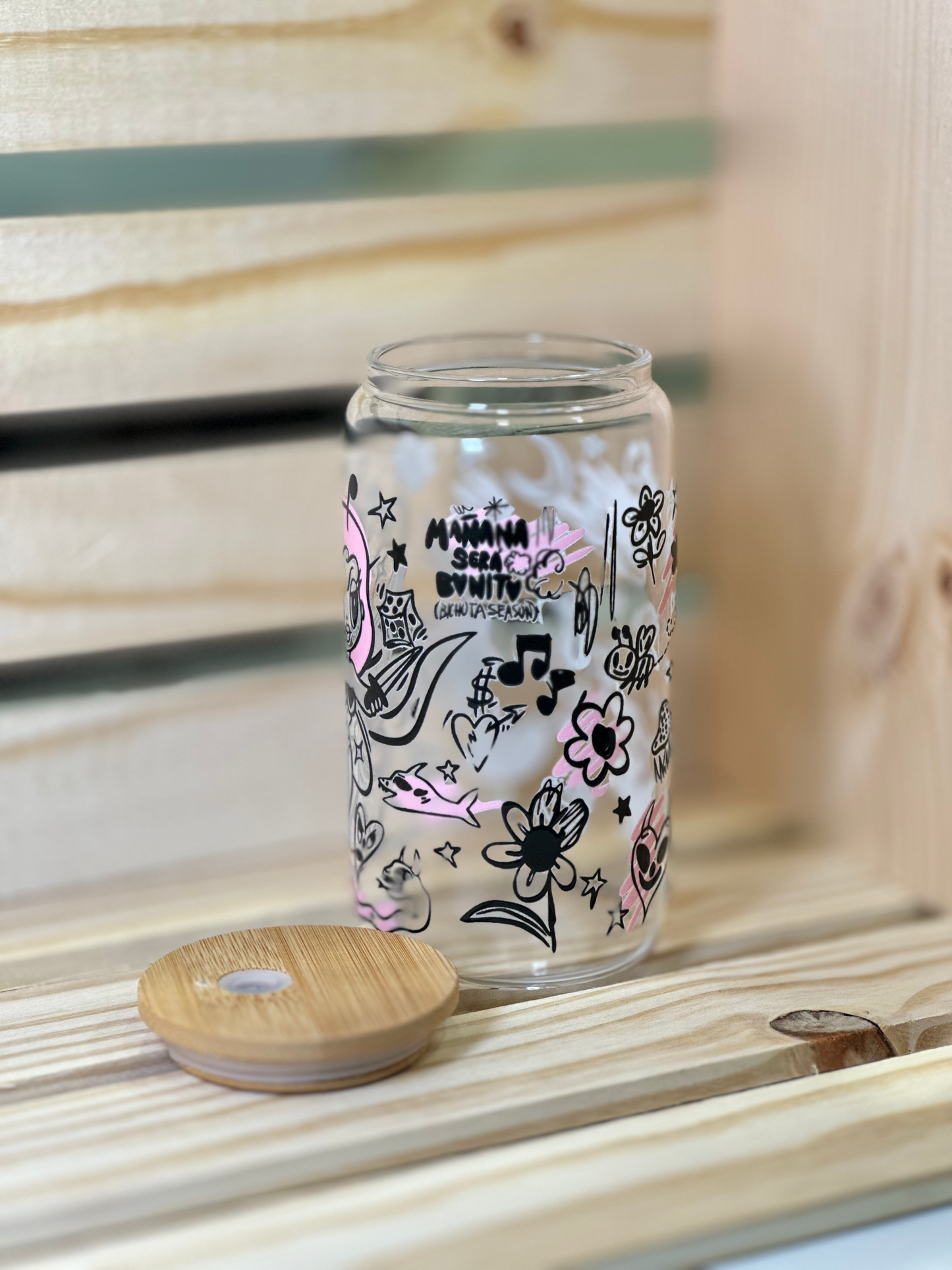 Manana Sera Bonito (Bichota Season) Glass cup