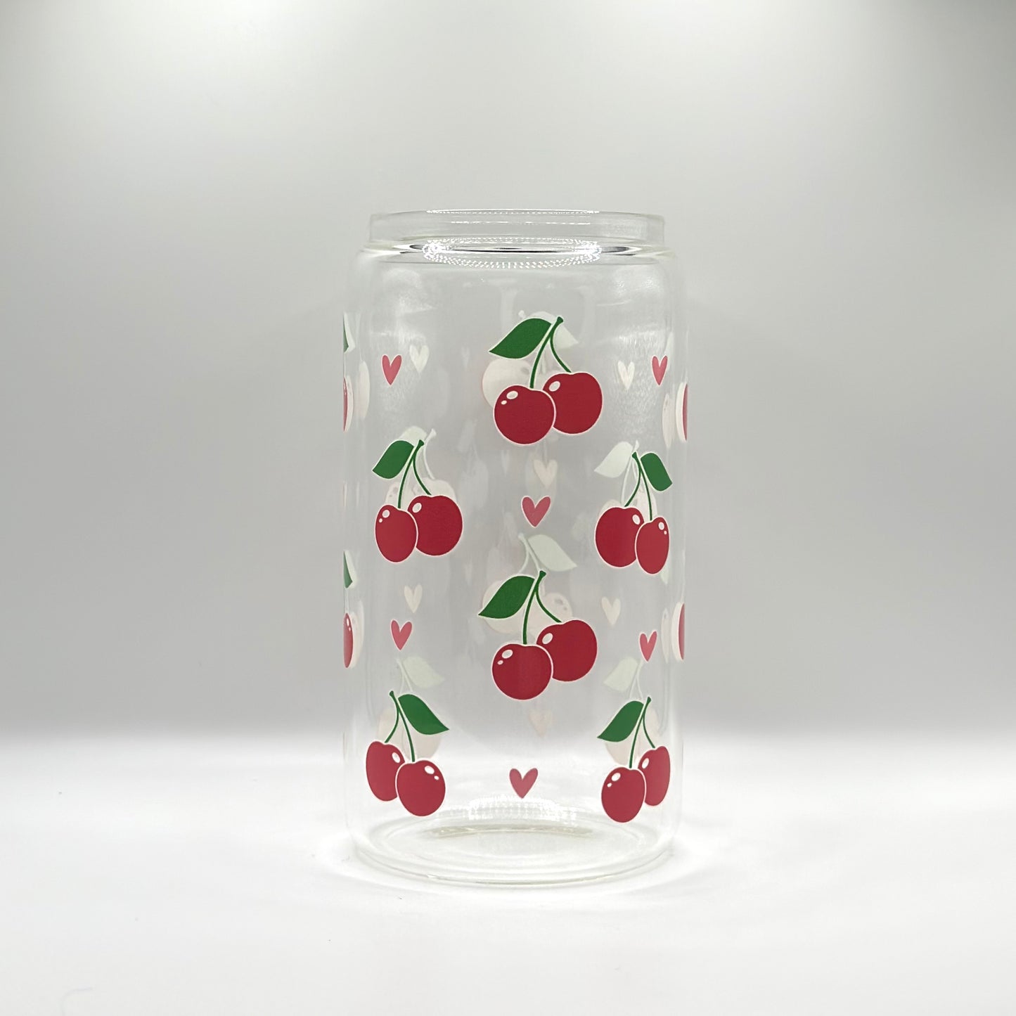 Cherries 16oz Glass Plastic Cup