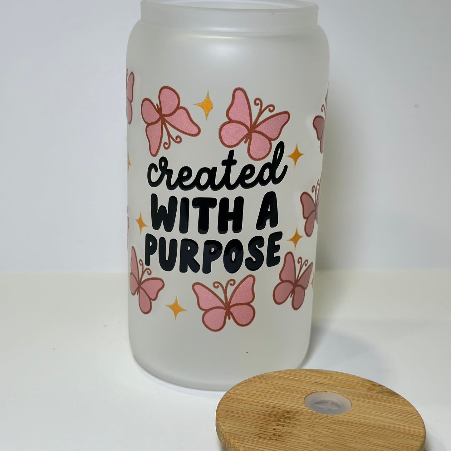 Created With A Purpose Pink Butterfly