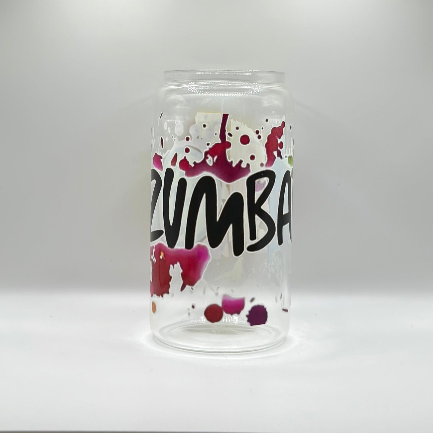 Zumba Dance 16oz Glass Plastic Cup