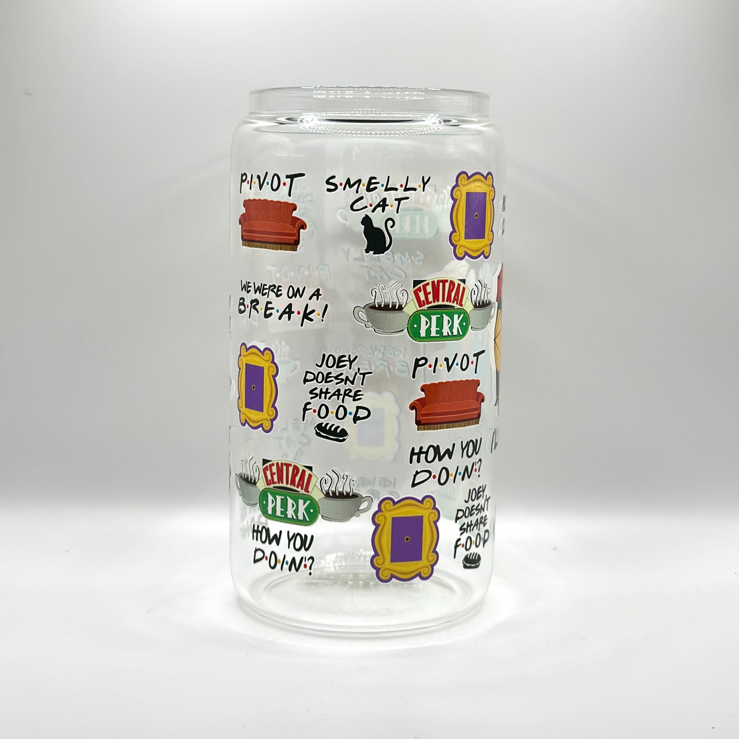 16oz Friends TV Show Glass Cup