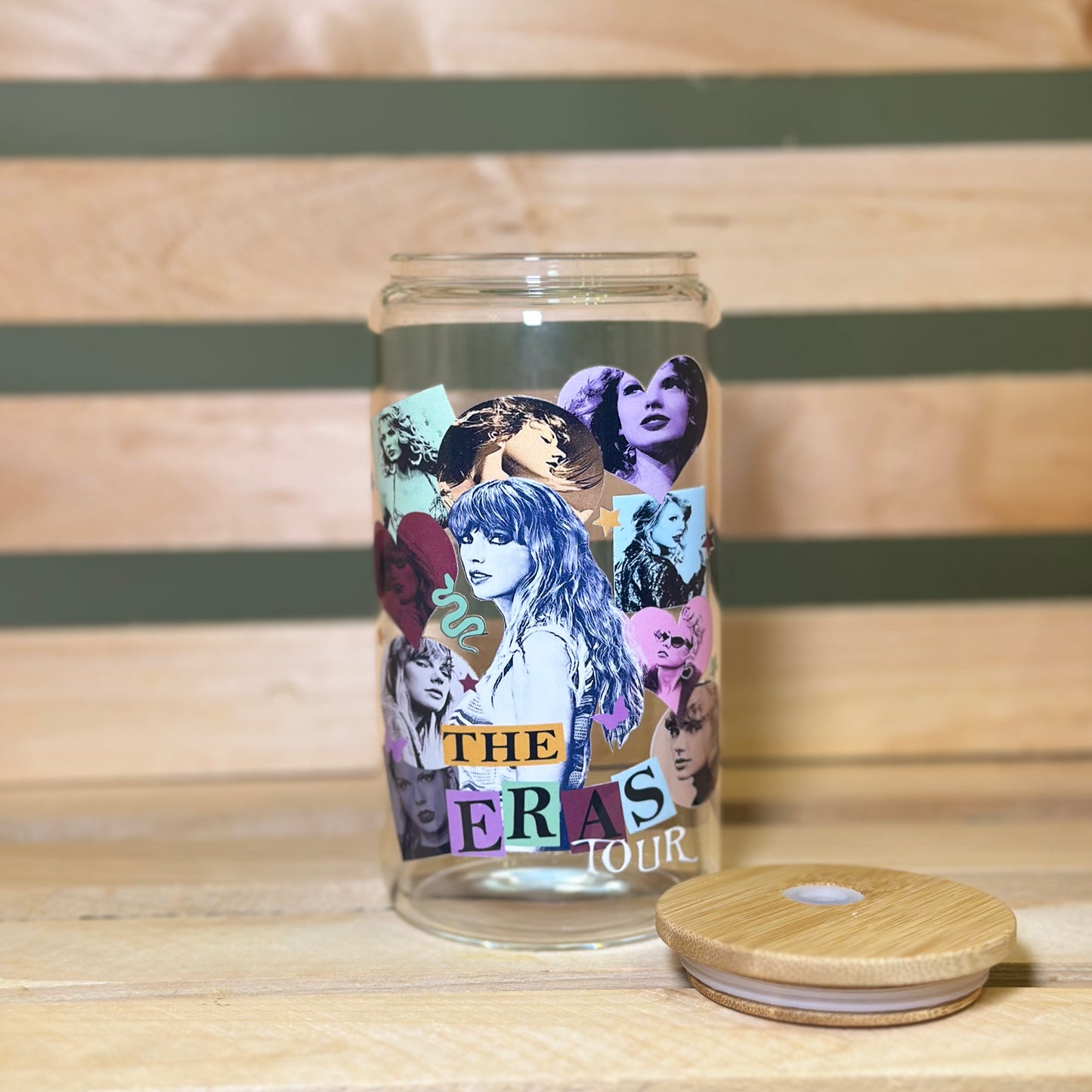 16oz Taylor Swift The Eras Tour Shapes Glass Cup