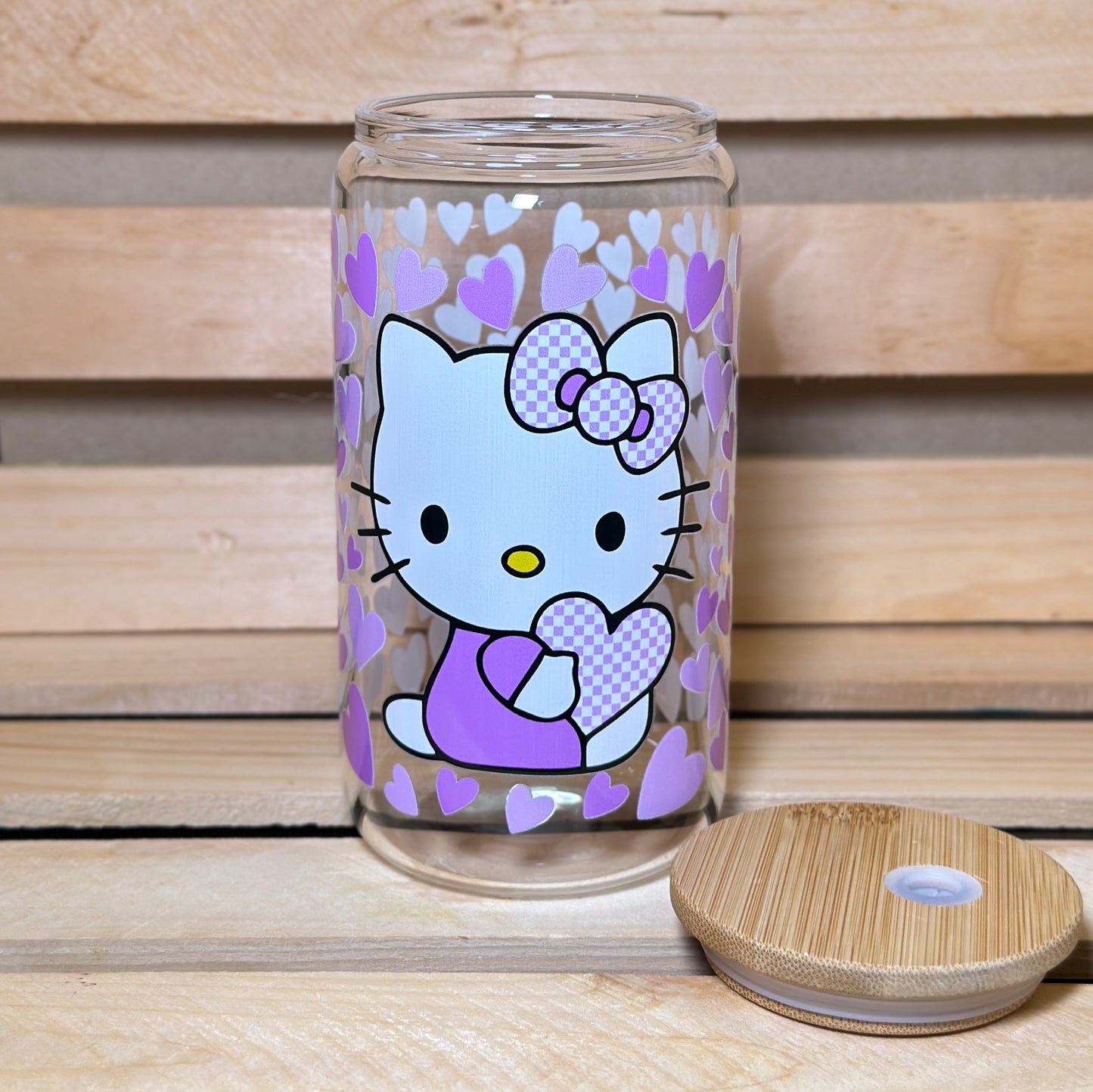 Hello Kitty Purple Hearts