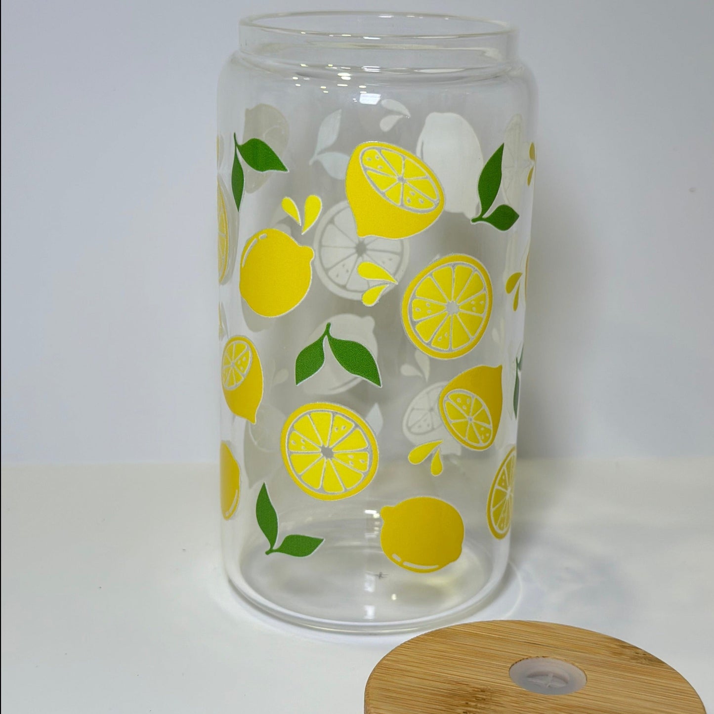 16oz Lemon Glass cup