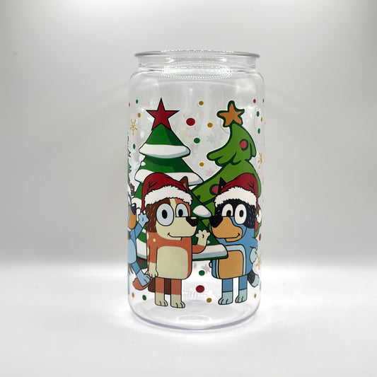 16 oz Bluey Family Christmas