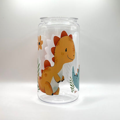 Baby Dinosaur Glass Cup