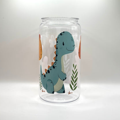 Baby Dinosaur Glass Cup