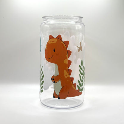 Baby Dinosaur Glass Cup