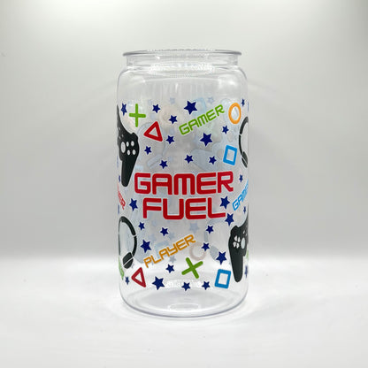 Gamer Fuel Glass Cup