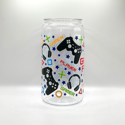 Gamer Fuel Glass Cup