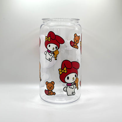 Melody Hello Kitty Glass Cup