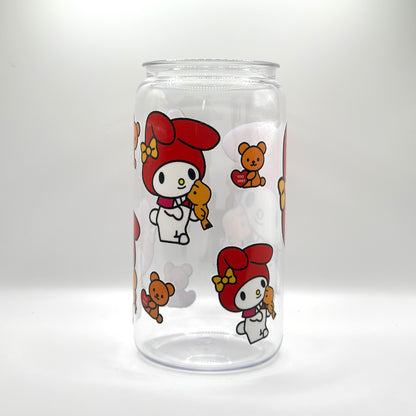 Melody Hello Kitty Glass Cup