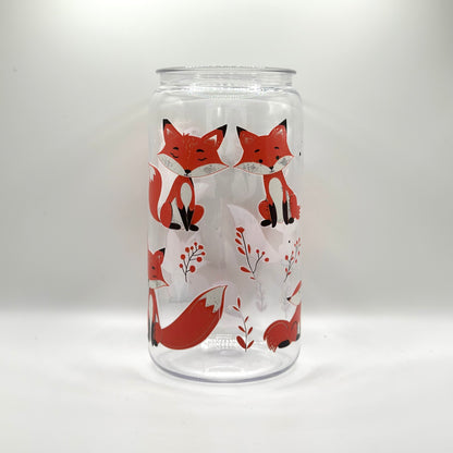 Fox Glass Cup