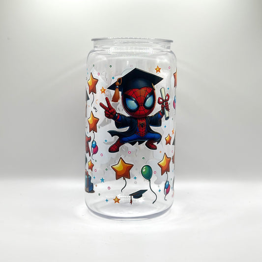 16 oz Spider Man Graduation