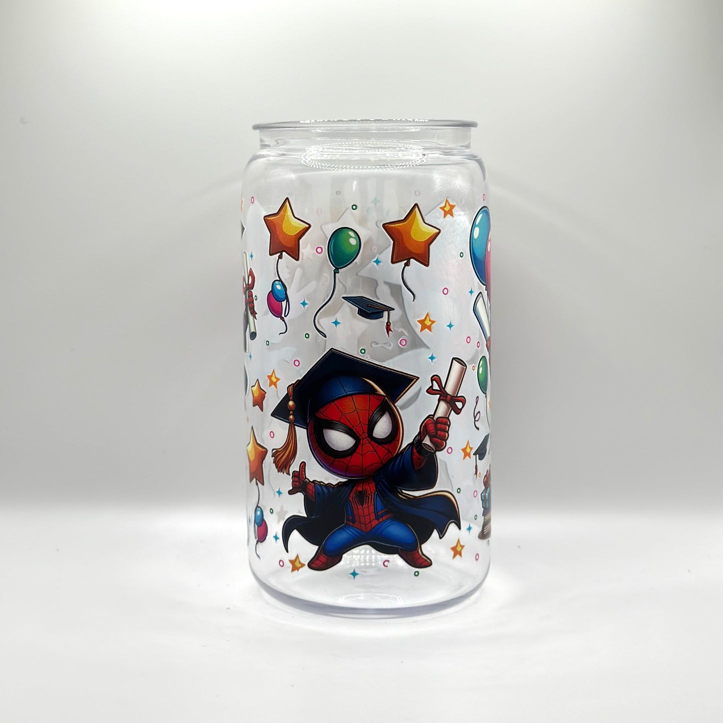 16 oz Spider Man Graduation