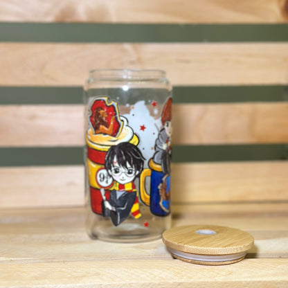 16oz Harry Potter Characters Glass Cup