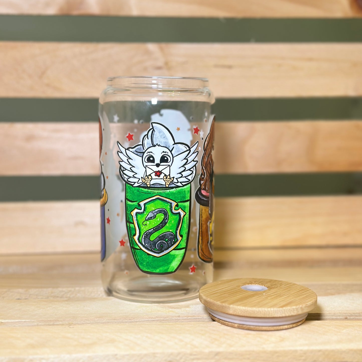 16oz Harry Potter Characters Glass Cup