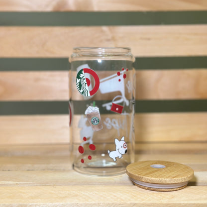 16oz Starbucks Target Glass Cup