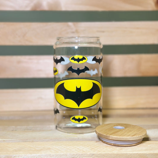 16oz Batman Glass Cup