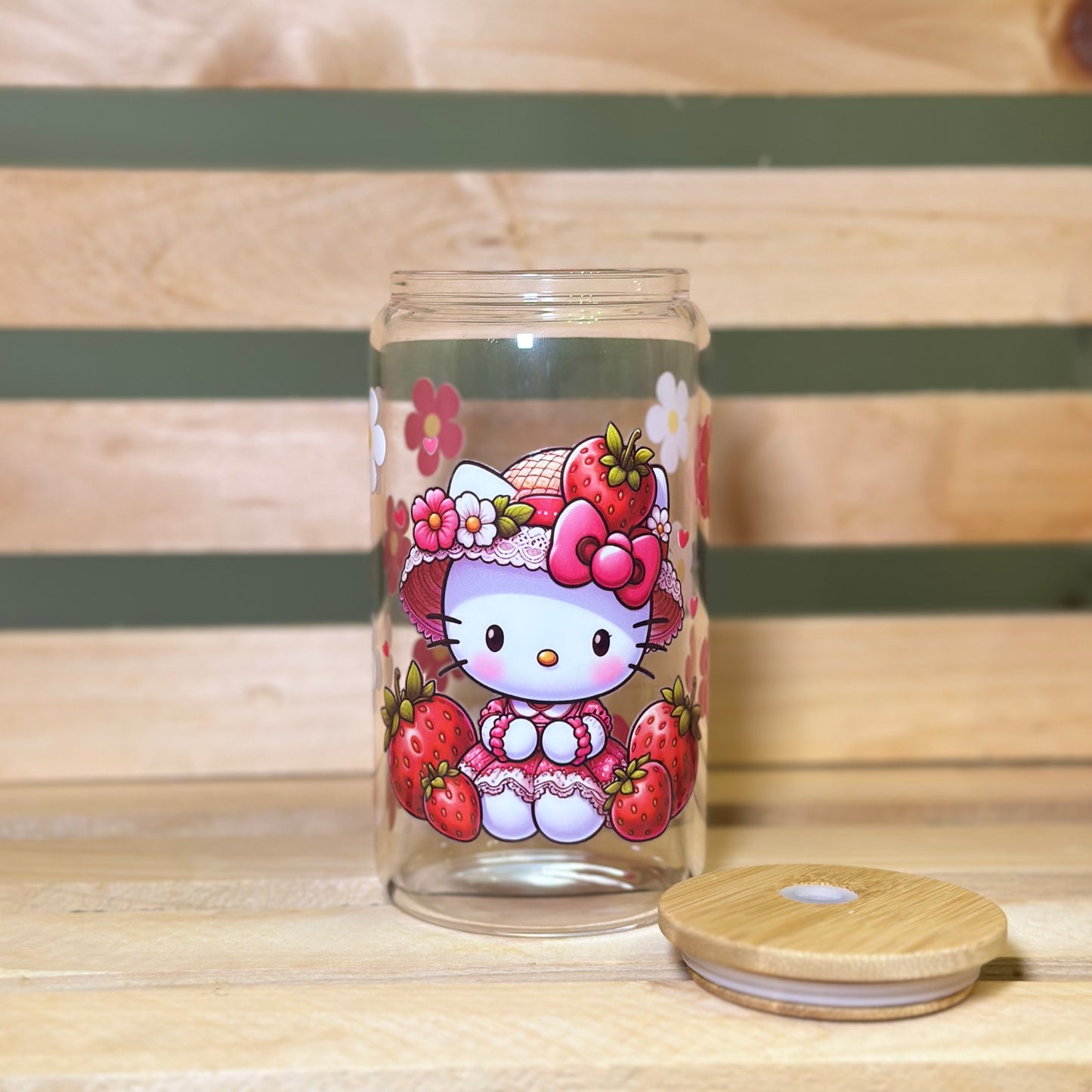 Hello Kitty (Strawberries and flowers)