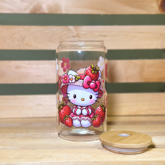 Hello Kitty (Strawberries and flowers)