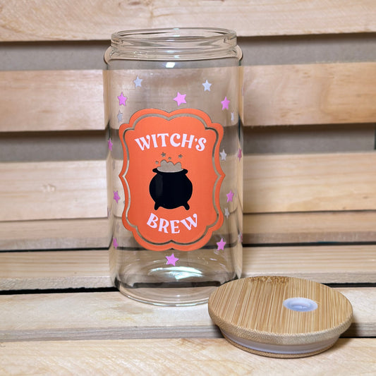 16oz Witches Brew Glass Cup