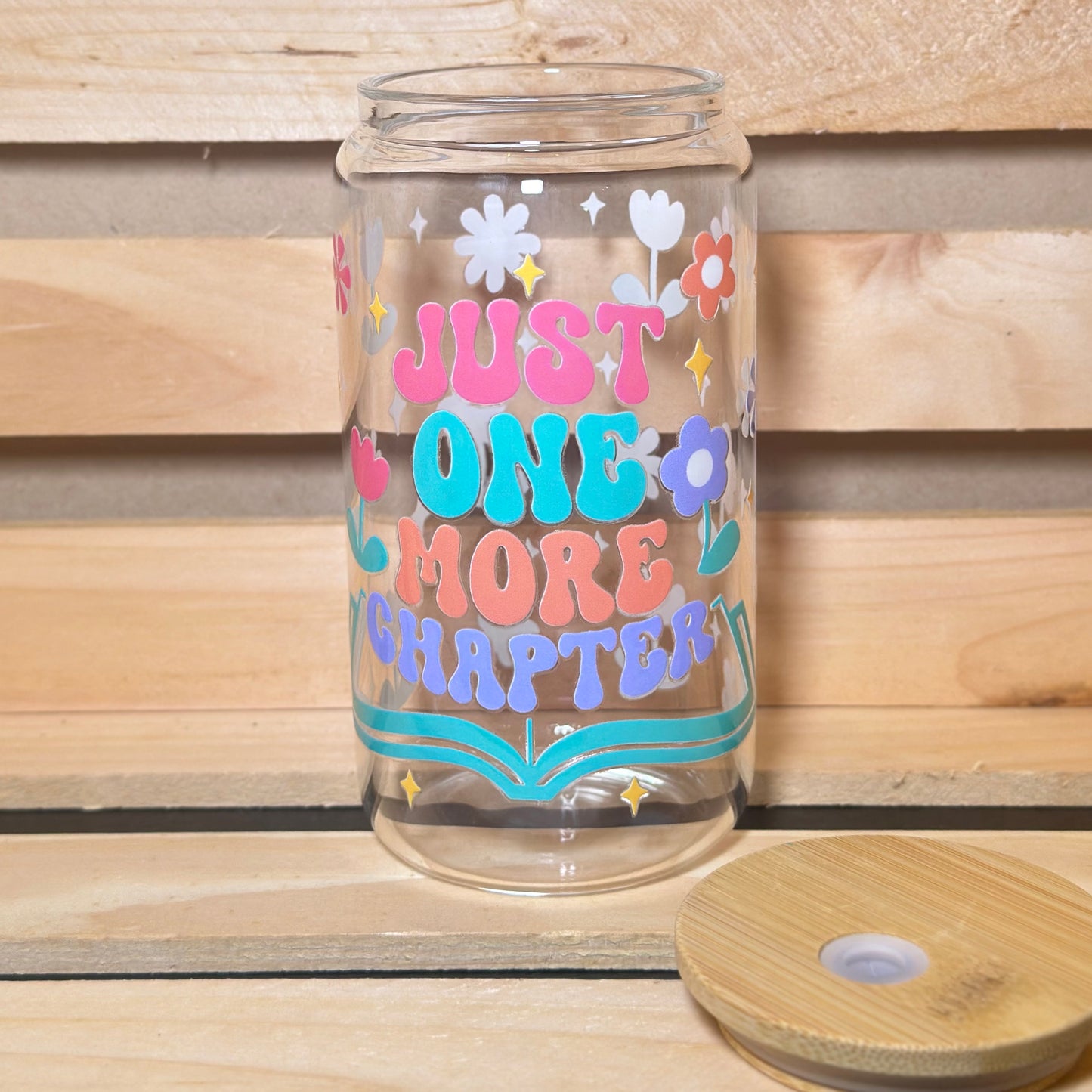 16oz One More Chapter Glass Cup