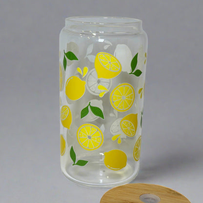 16oz Lemon Glass cup